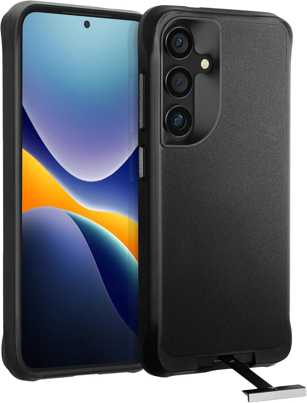 Θήκη Samsung Galaxy S24 Oakshield Σκληρή με KickStand - Black (OAK000038FW001C)
