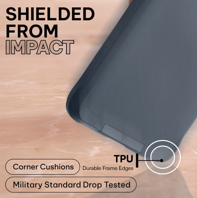 Θήκη Samsung Galaxy S24 Oakshield Σκληρή με KickStand - Navy Blue (OAK000038FW004C)