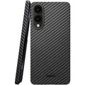 Θήκη Samsung Galaxy S25 Edge Nekit Fiber Σκληρή με MagSafe Aramid Fiber 1mm 1500D Kevlar - Black (8719246479755)