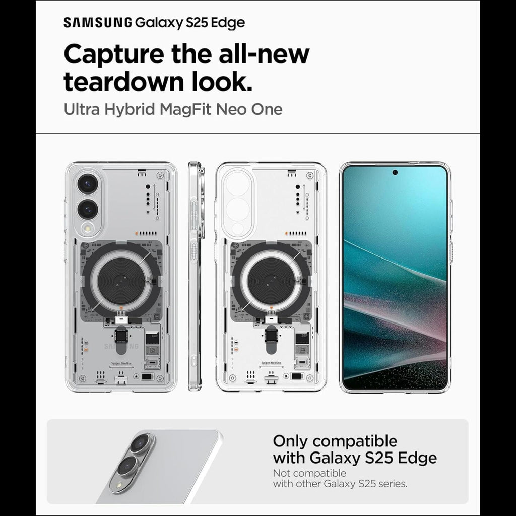 Θήκη Samsung Galaxy S25 Edge Spigen Ultra Hybrid MagFit Σκληρή με MagSafe - Neo One (ACS09416)