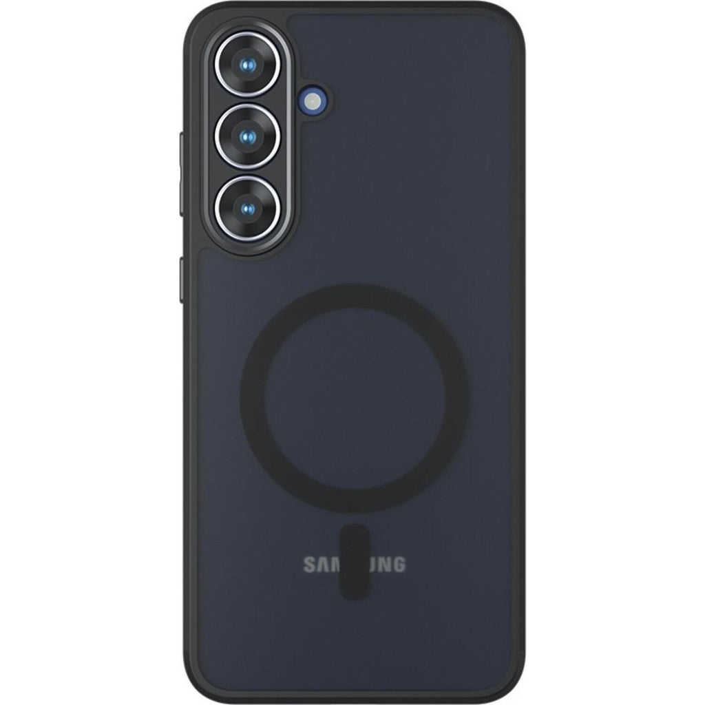 Θήκη Samsung Galaxy S25 FE Techsuit PureFrost Σκληρή Ημιδιάφανη με MagSafe - Frosted Black (5949419335912)