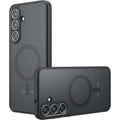 Θήκη Samsung Galaxy S25 FE Techsuit PureFrost Σκληρή Ημιδιάφανη με MagSafe - Frosted Black (5949419335912)