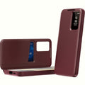 Θήκη Samsung Galaxy S25 FE Techsuit SmartView Series Flip με Ενεργό Πορτάκι - Red (5949419336179)