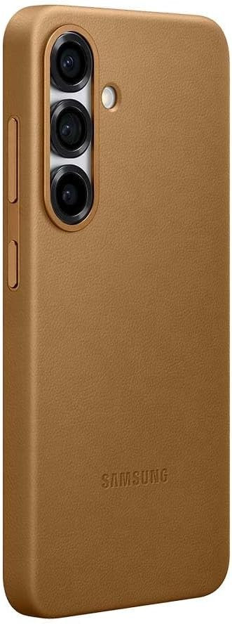 Θήκη Samsung Galaxy S25 Official Samsung Kindsuit Case Σκληρή από Οικολογικό Δέρμα - Camel (EF-VS931PFEGWW)