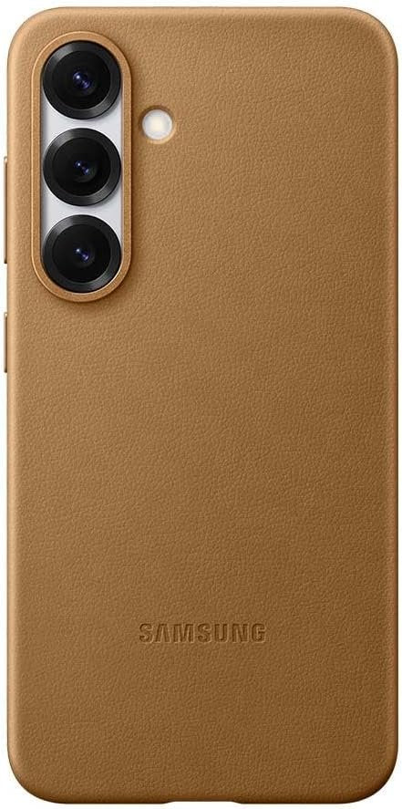 Θήκη Samsung Galaxy S25 Official Samsung Kindsuit Case Σκληρή από Οικολογικό Δέρμα - Camel (EF-VS931PFEGWW)