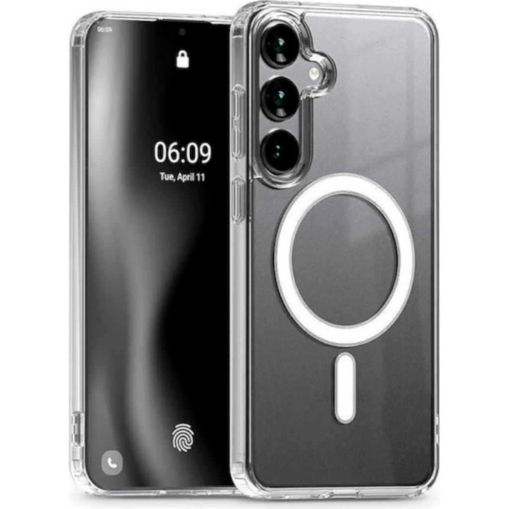 Θήκη Samsung Galaxy S25 Plus Bodycell Clear Case Διάφανη Σκληρή με MagSafe - Clear (5206015083631)