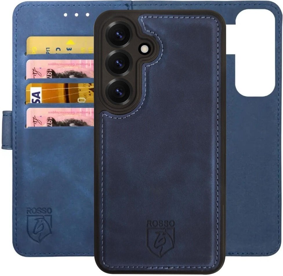 Θήκη Samsung Galaxy S25 Plus Rosso Element 2 in 1 PU Πορτοφόλι - Blue (8719246463310)