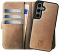 Θήκη Samsung Galaxy S25 Plus Rosso Elite Δερμάτινο Πορτοφόλι με MagSafe - Light Brown (8719246463396)