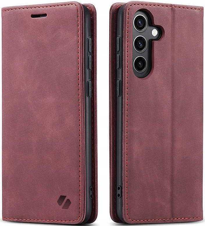 Θήκη Samsung Galaxy S25 Plus Spacecase Wallet Πορτοφόλι - Red (5905719114671)