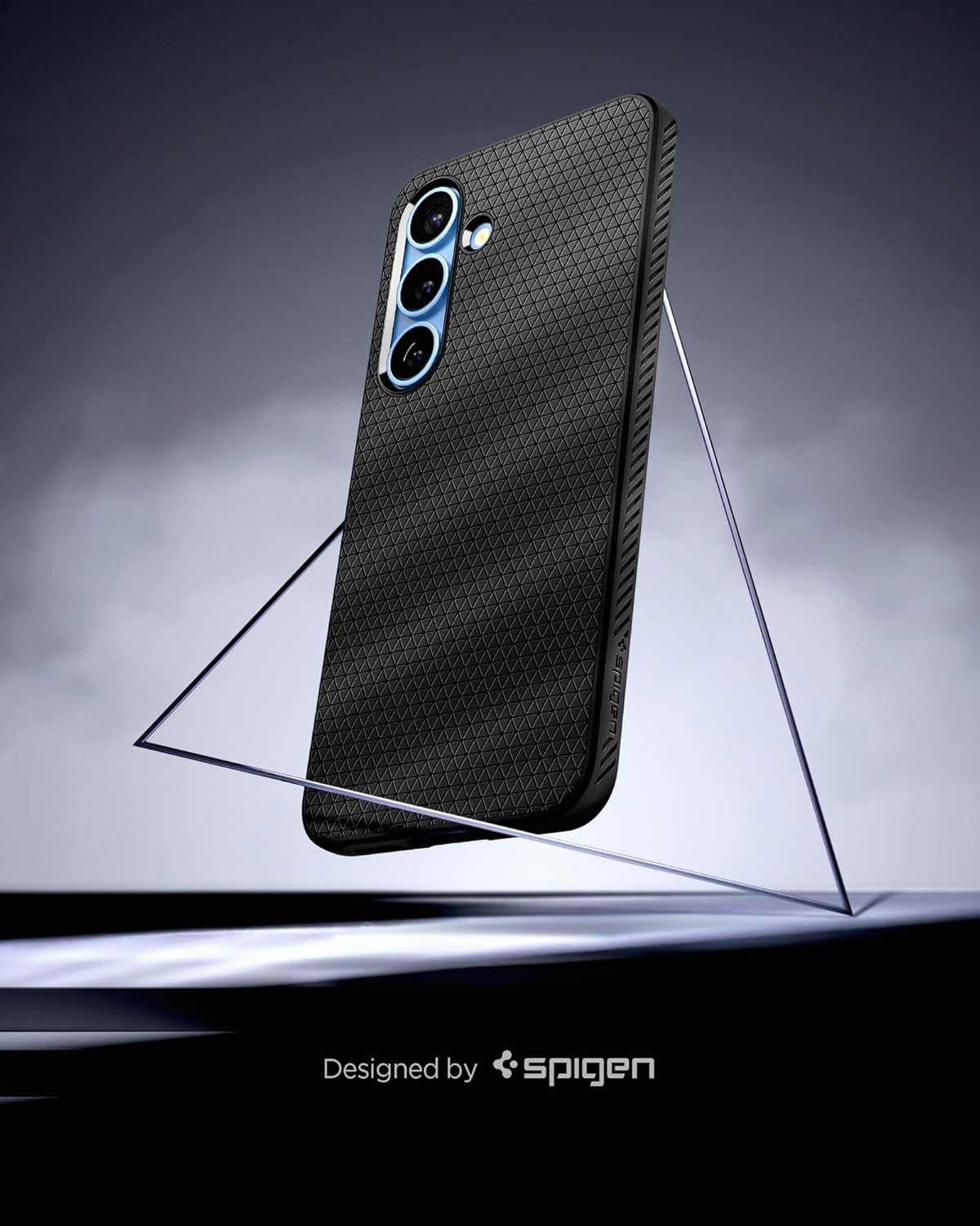 Θήκη Samsung Galaxy S25 Plus Spigen Liquid Air Σιλικόνης - Matte Black (ACS08979)
