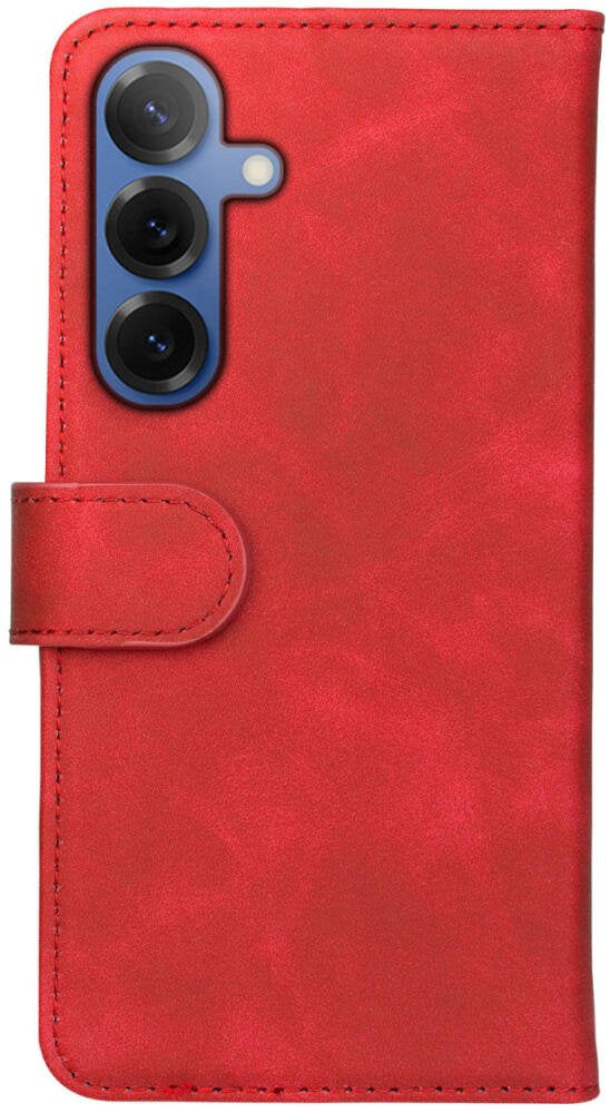 Θήκη Samsung Galaxy S25 Rosso Element PU Πορτοφόλι - Red (8719246463105)