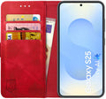 Θήκη Samsung Galaxy S25 Rosso Element PU Πορτοφόλι - Red (8719246463105)