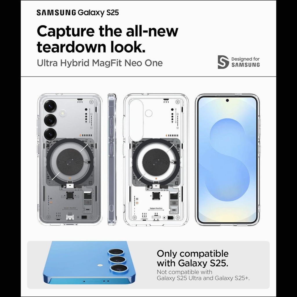 Θήκη Samsung Galaxy S25 Spigen Ultra Hybrid MagFit Σκληρή με MagSafe - Neo One (ACS09470)