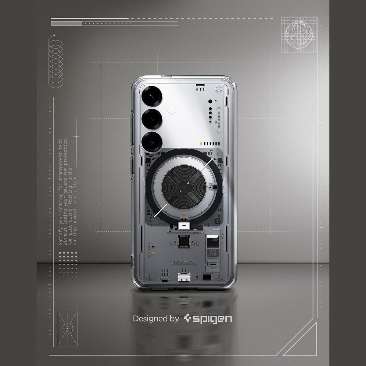 Θήκη Samsung Galaxy S25 Spigen Ultra Hybrid MagFit Σκληρή με MagSafe - Neo One (ACS09470)