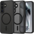 Θήκη Samsung Galaxy S25 Tech-Protect MagCam Σκληρή Ημιδιάφανη με MagSafe & Πλαίσιο Κάμερας - Matte Black (5906302322749)