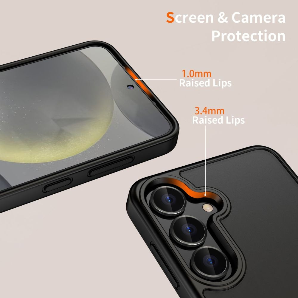 Θήκη Samsung Galaxy S25 Tech-Protect MagMat Σκληρή Ημιδιάφανη - Matte Black (5906302322084)