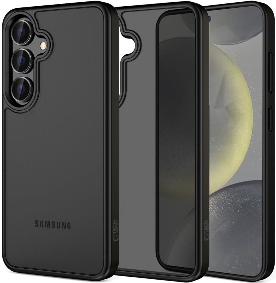 Θήκη Samsung Galaxy S25 Tech-Protect MagMat Σκληρή Ημιδιάφανη - Matte Black (5906302322084)