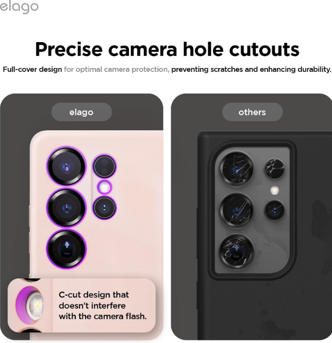 Θήκη Samsung Galaxy S25 Ultra Elago Magnetic Silicone Case Premium Σιλικόνης με MagSafe - Lovely Pink (EGS25MSSC68-LPK)