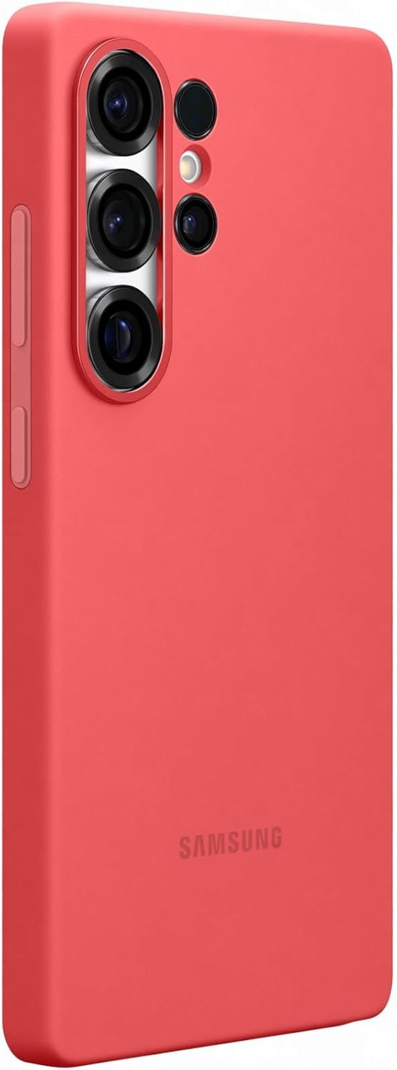 Θήκη Samsung Galaxy S25 Ultra Official Samsung Silicone Case Σιλικόνης - Red (EF-PS938CREGWW)
