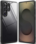 Θήκη Samsung Galaxy S25 Ultra Ringke Fusion Bold Σκληρή Διάφανη με TPU Bumper - Black (8800274969070)