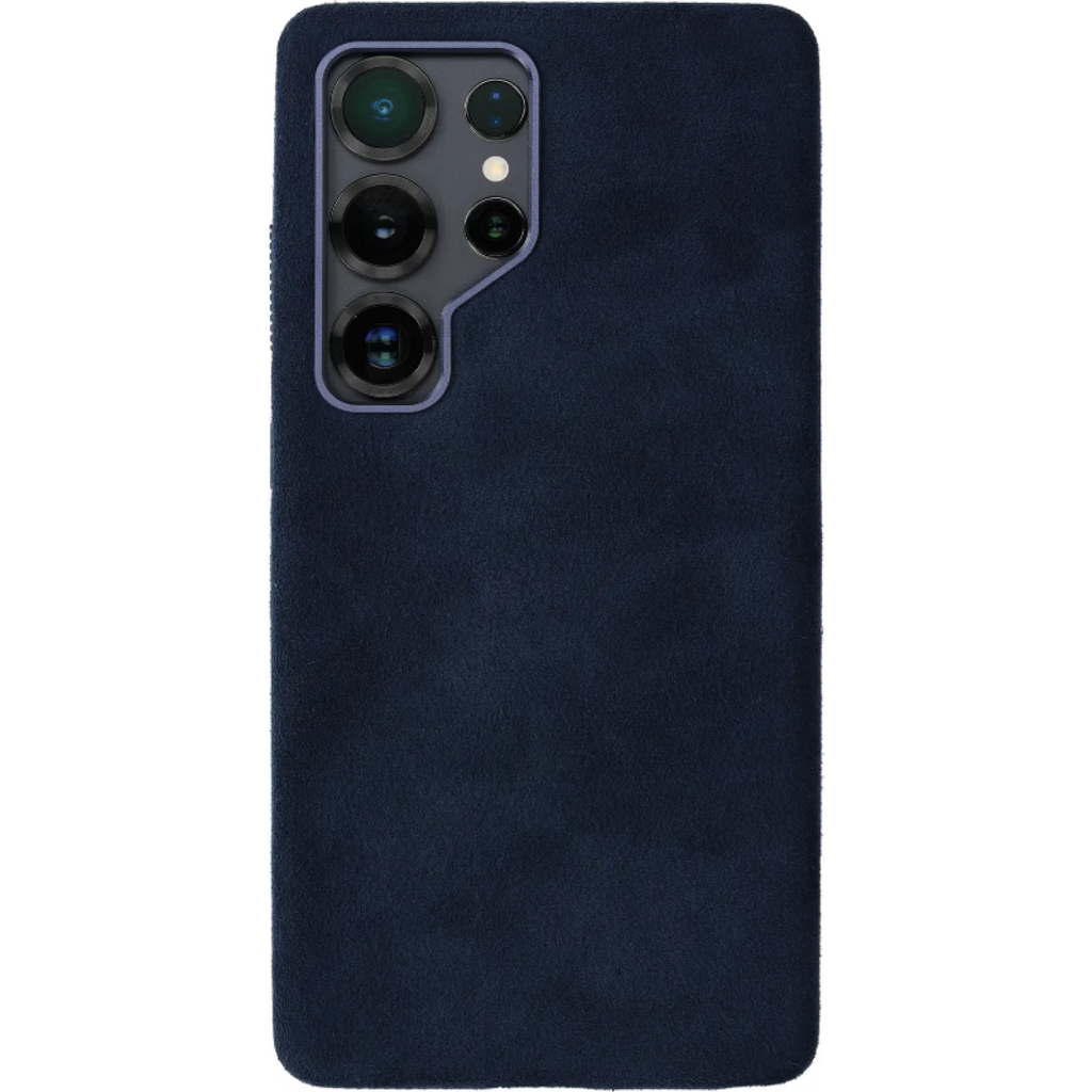Θήκη Samsung Galaxy S25 Ultra Rosso Avanti Back Cover από Premium Alcantara με MagSafe - Blue (8719246549618)