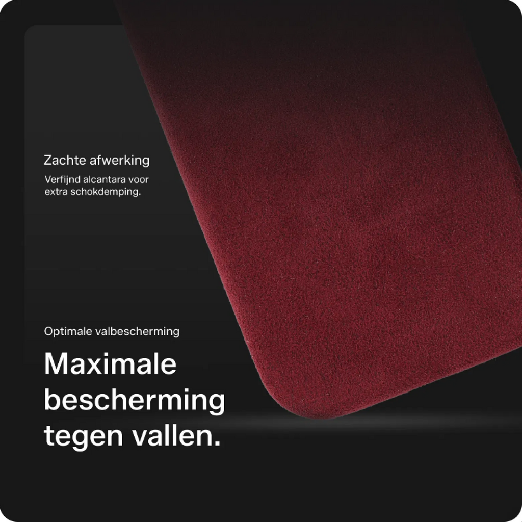 Θήκη Samsung Galaxy S25 Ultra Rosso Avanti Back Cover από Premium Alcantara με MagSafe - Burgundy (8719246549625)