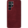 Θήκη Samsung Galaxy S25 Ultra Rosso Avanti Back Cover από Premium Alcantara με MagSafe - Burgundy (8719246549625)