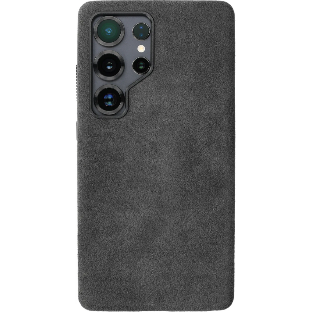 Θήκη Samsung Galaxy S25 Ultra Rosso Avanti Back Cover από Premium Alcantara με MagSafe - Gray (8719246549601)