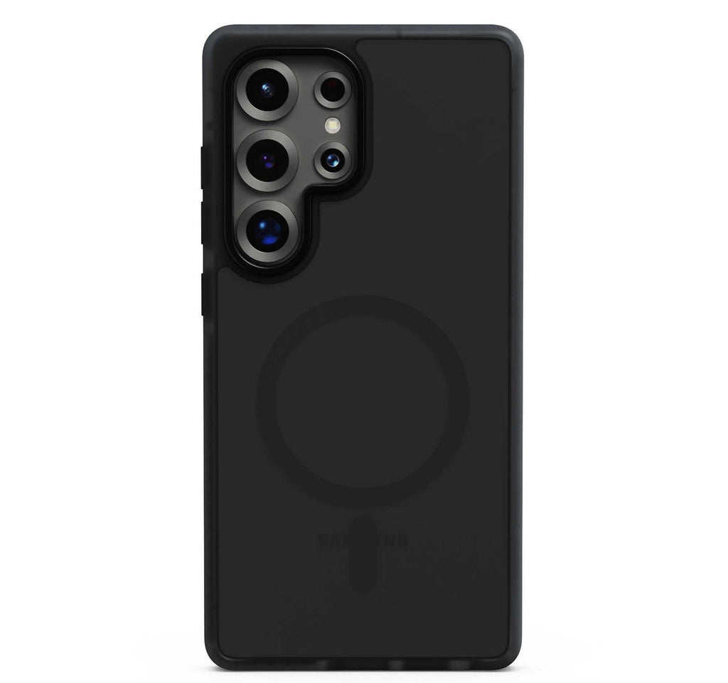 Θήκη Samsung Galaxy S25 Ultra Spacecase Hybrid Fusion Mag Ημιδιάφανη Σκληρή με MagSafe - Black (5905719114305)