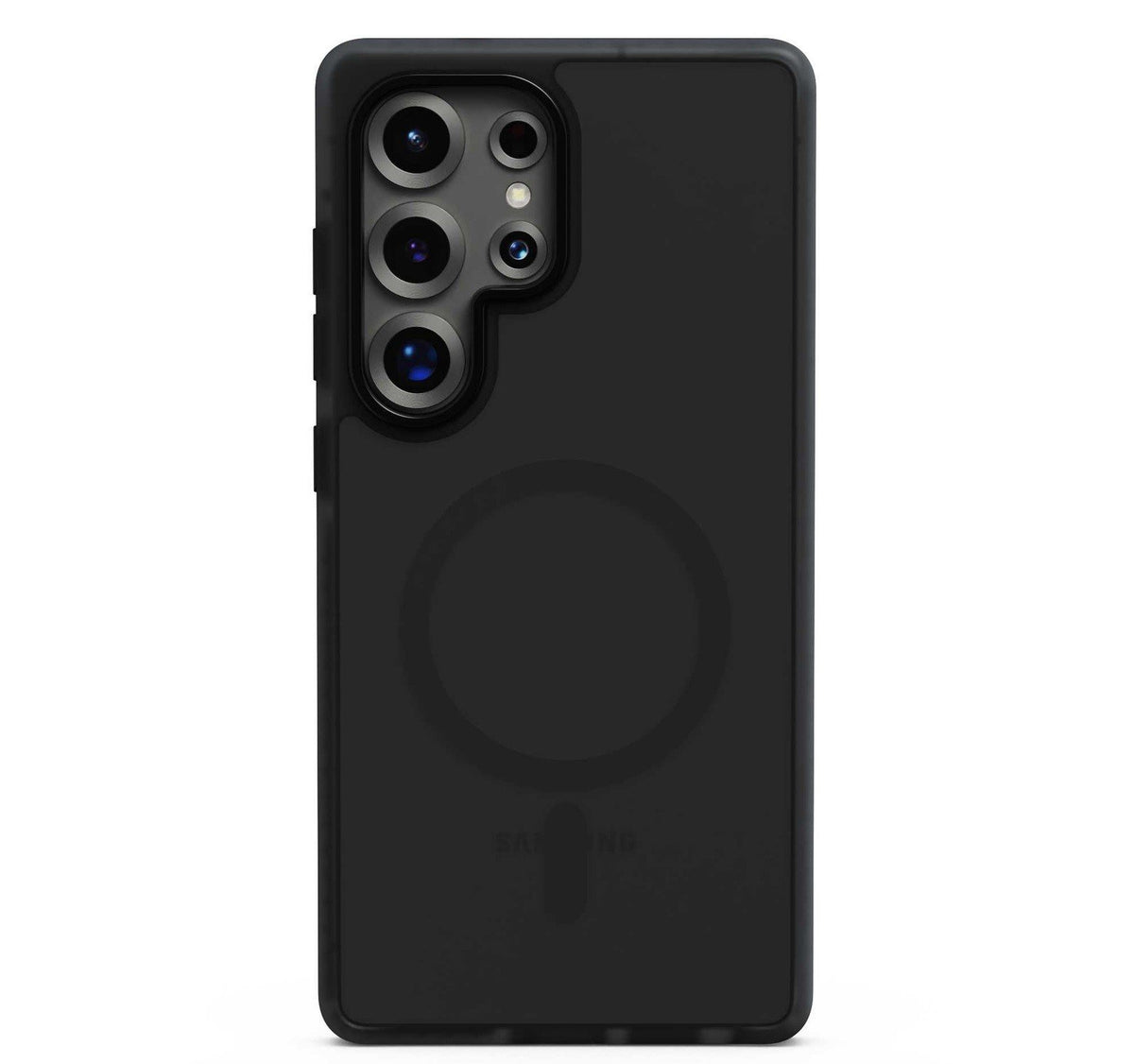 Θήκη Samsung Galaxy S25 Ultra Spacecase Hybrid Fusion Mag Ημιδιάφανη Σκληρή με MagSafe - Black (5905719114305)