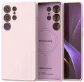 Θήκη Samsung Galaxy S25 Ultra Spacecase Silicone Magnetic Case Σιλικόνης με MagSafe - Light Purple (5905719114237)