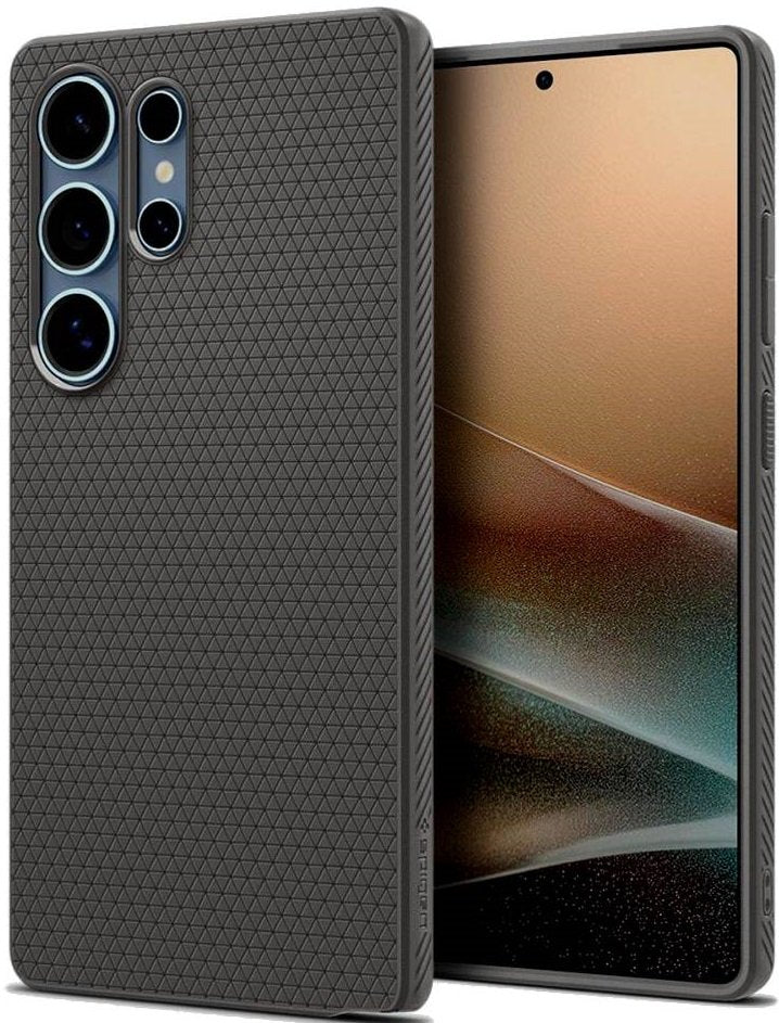 Θήκη Samsung Galaxy S25 Ultra Spigen Liquid Air Σιλικόνης - Marble Gray (ACS08954)