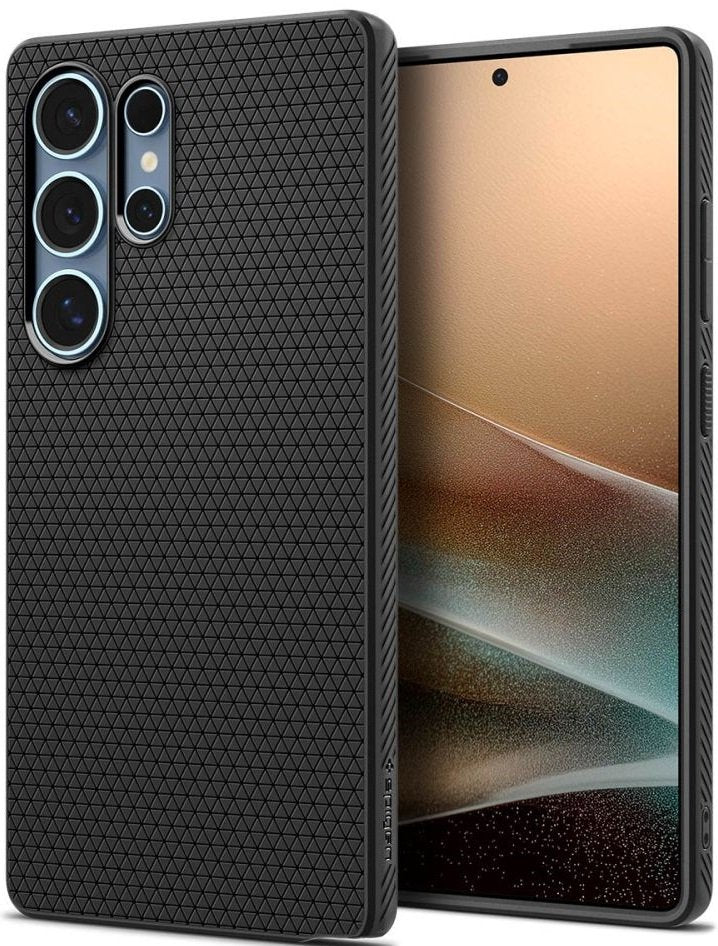 Θήκη Samsung Galaxy S25 Ultra Spigen Liquid Air Σιλικόνης - Matte Black (ACS08953)