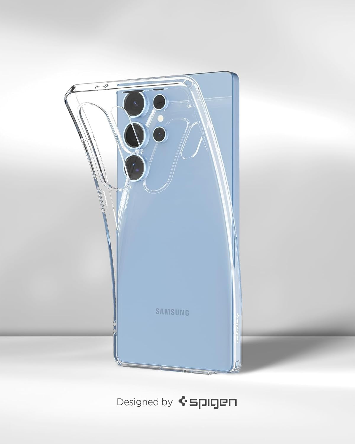 Θήκη Samsung Galaxy S25 Ultra Spigen Liquid Crystal Σιλικόνης - Crystal Clear (ACS08948)