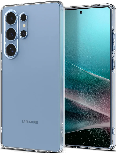 Θήκη Samsung Galaxy S25 Ultra Spigen Liquid Crystal Σιλικόνης - Crystal Clear (ACS08948)