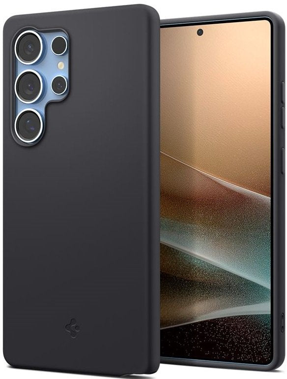 Θήκη Samsung Galaxy S25 Ultra Spigen Silicone Fit MagFit Σιλικόνης με MagSafe - Black (ACS09017)