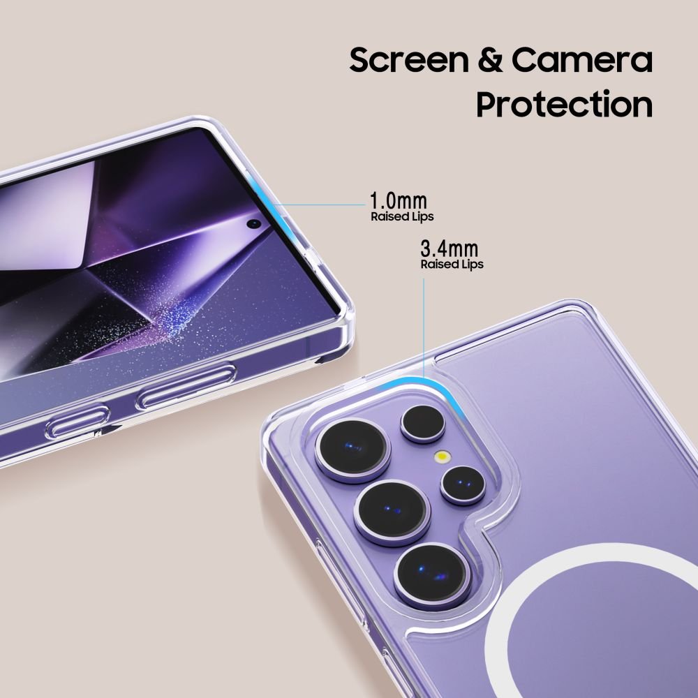 Θήκη Samsung Galaxy S25 Ultra Tech-Protect FlexAir Hybrid Σκληρή Διάφανη με MagSafe - Clear (5906302322367)