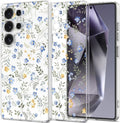 Θήκη Samsung Galaxy S25 Ultra Tech-Protect FlexAir Plus Διάφανη Σιλικόνης - Spring Flowers (5906302360451)