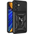 Θήκη Samsung Galaxy S26 Bodycell Armor Slide Ανθεκτική με Κάλυμμα για την Κάμερα & Μεταλλικό Ring Holder - Black (52060150862