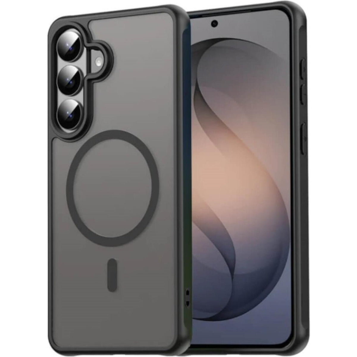Θήκη Samsung Galaxy S26 Plus Bodycell MagSafe Backcover Σκληρή Ημιδιάφανη με MagSafe - Matte Black (5206015083884)