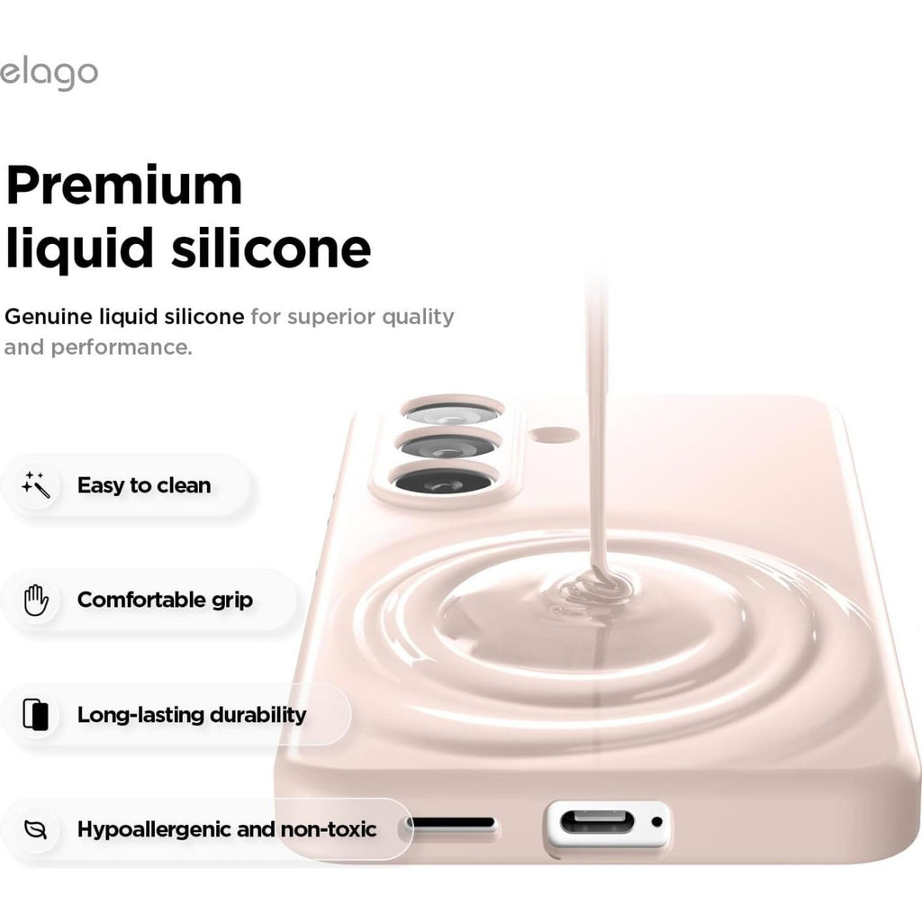 Θήκη Samsung Galaxy S26 Plus Elago Magnetic Silicone Case Premium Σιλικόνης με MagSafe - Lovely Pink (EGS26MSSC67-LPK)