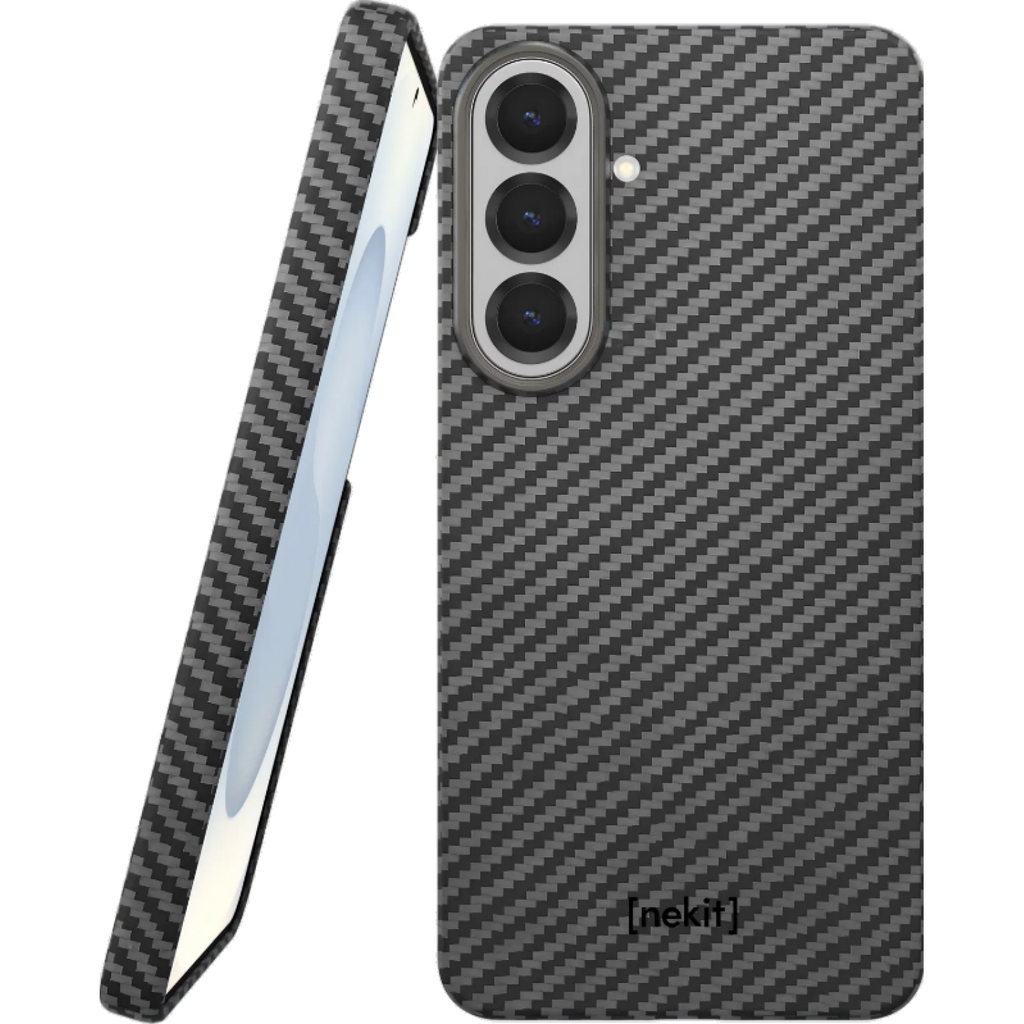 Θήκη Samsung Galaxy S26 Plus Nekit Fiber Σκληρή με MagSafe Aramid Fiber 1mm 1500D Kevlar - Black (8719246543012)
