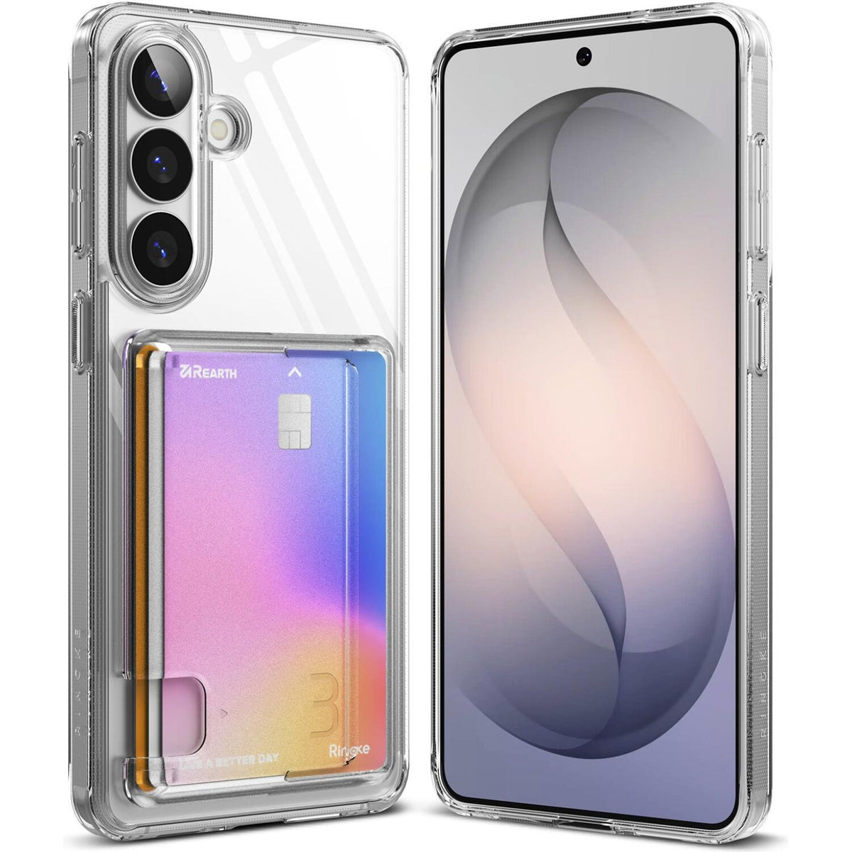 Θήκη Samsung Galaxy S26 Plus Ringke Fusion Card Σκληρή με Υποδοχή για Κάρτες - Clear (8800328815087)