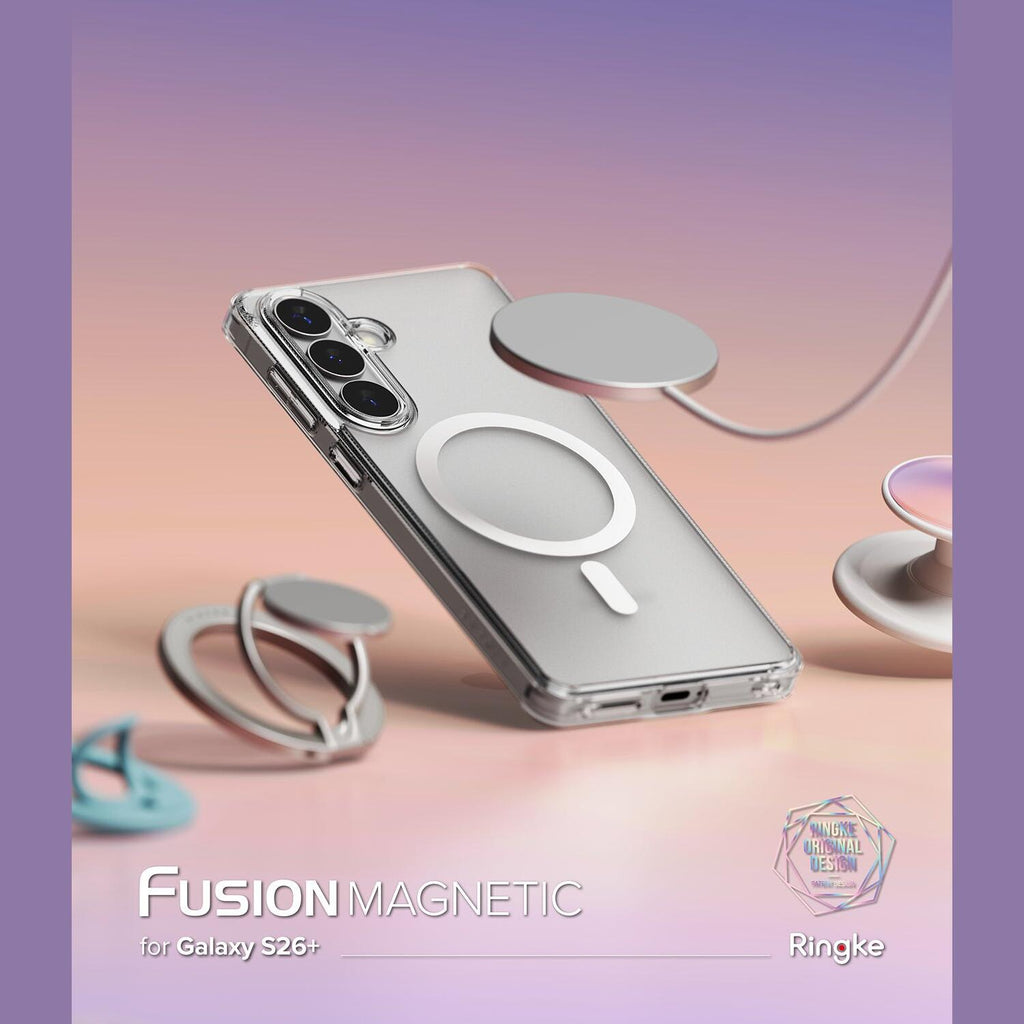 Θήκη Samsung Galaxy S26 Plus Ringke Fusion Magnetic Ανθεκτική με MagSafe - Matte Clear (8800328815056)