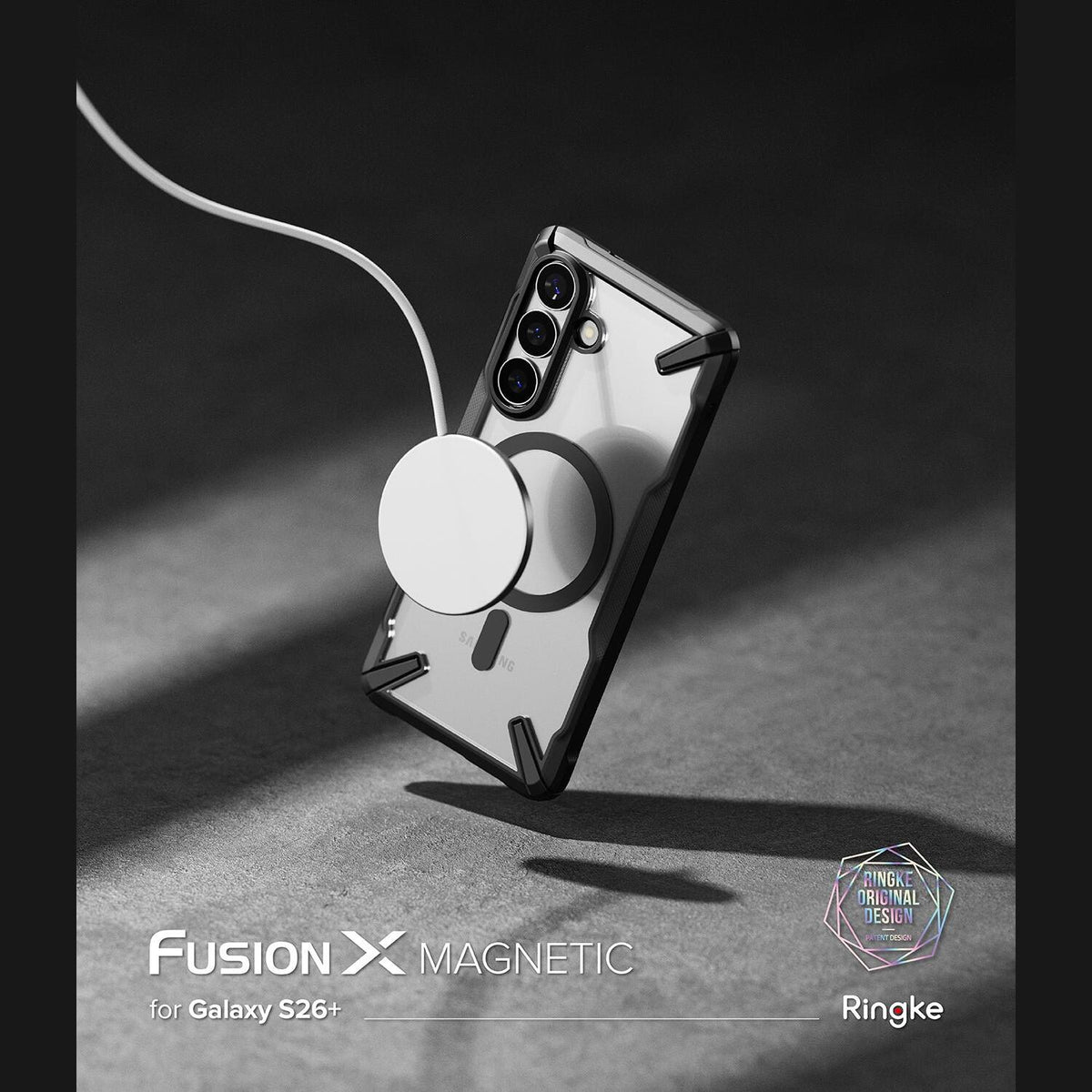 Θήκη Samsung Galaxy S26 Plus Ringke Fusion X Magnetic Σκληρή με MagSafe - Black (8800328815179)