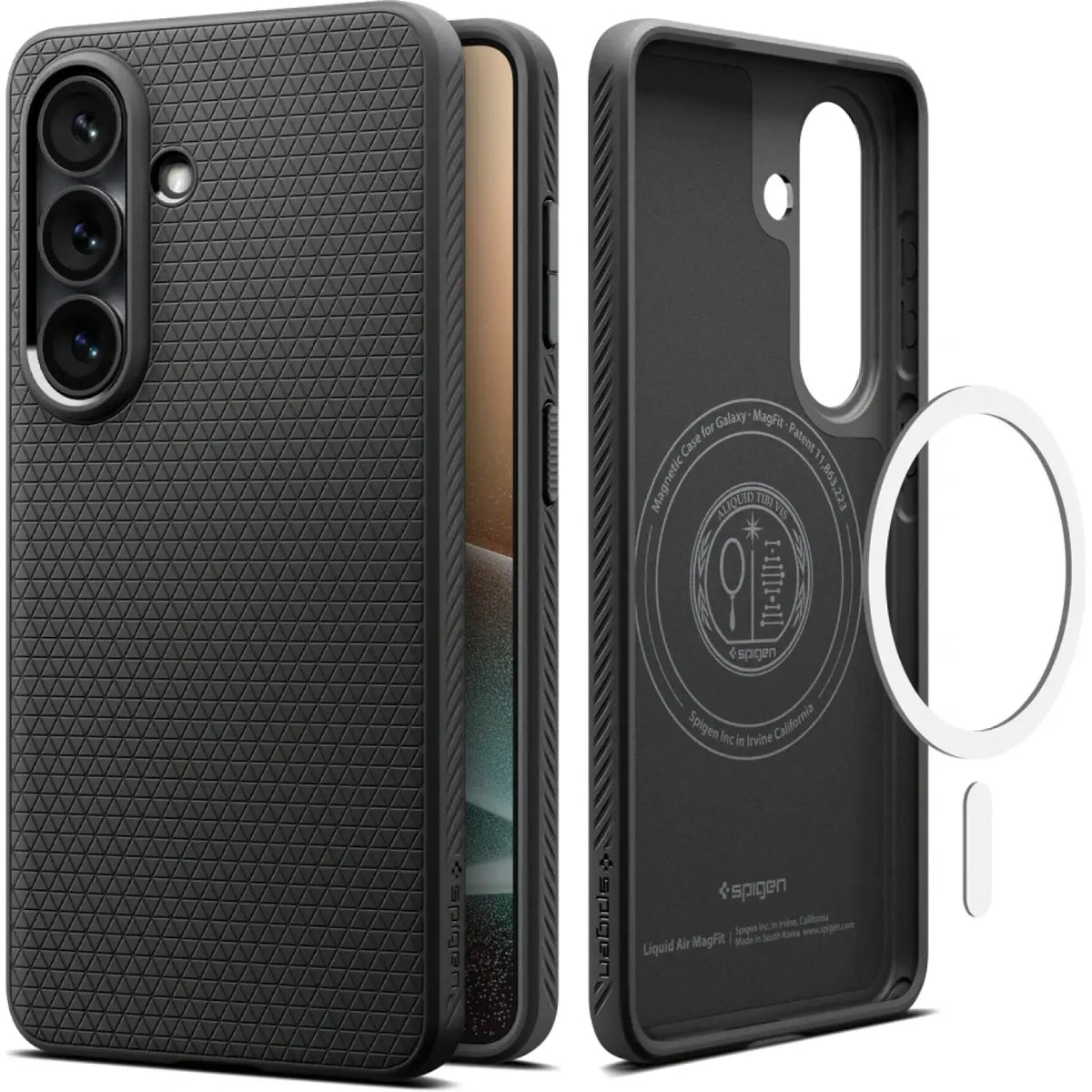 Θήκη Samsung Galaxy S26 Plus Spigen Liquid Air MagFit Ανθεκτική Σιλικόνης με MagSafe - Matte Black (ACS10704)