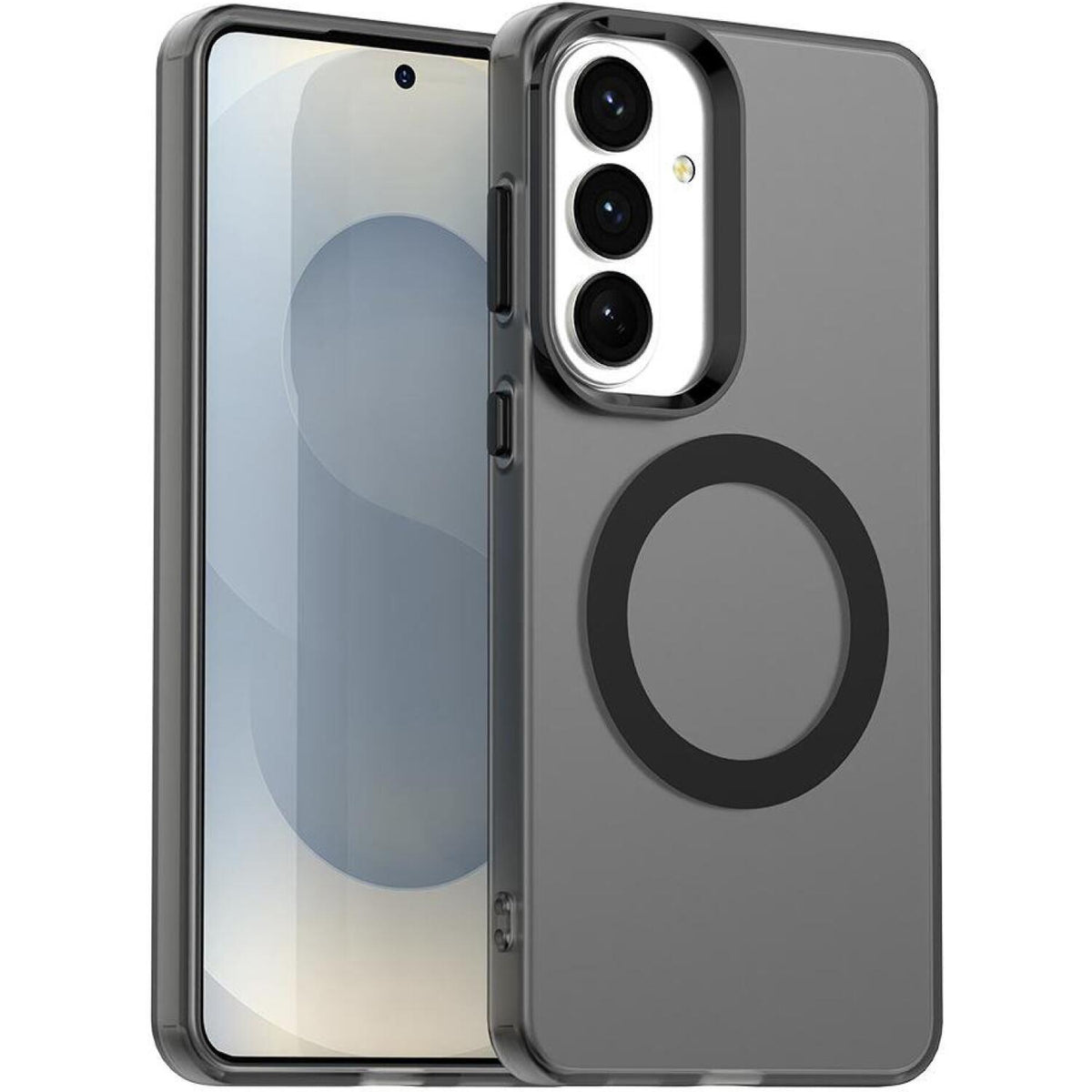 Θήκη Samsung Galaxy S26 Plus Techsuit CandyCase Σκληρή Ημιδιάφανη με MagSafe - Black (5949419341661)