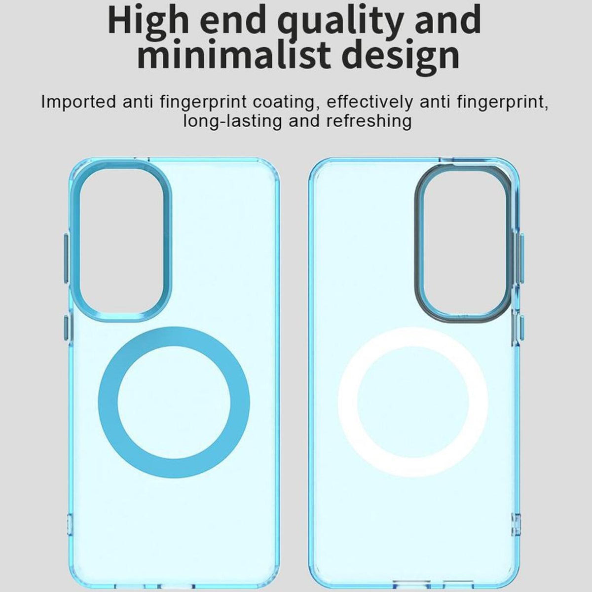 Θήκη Samsung Galaxy S26 Plus Techsuit CandyCase Σκληρή Ημιδιάφανη με MagSafe - Blue (5949419341630)