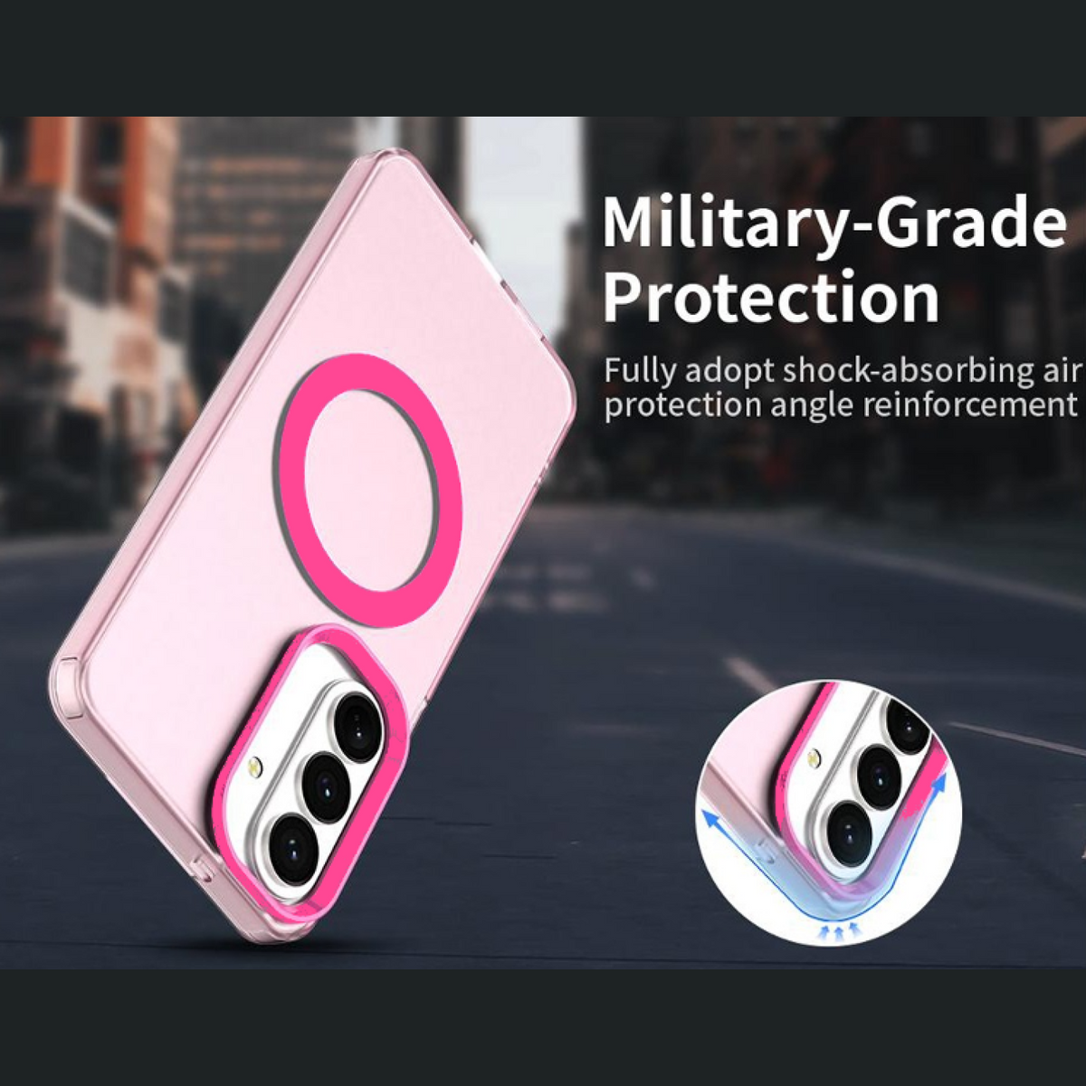 Θήκη Samsung Galaxy S26 Plus Techsuit CandyCase Σκληρή Ημιδιάφανη με MagSafe - Pink (5949419341647)