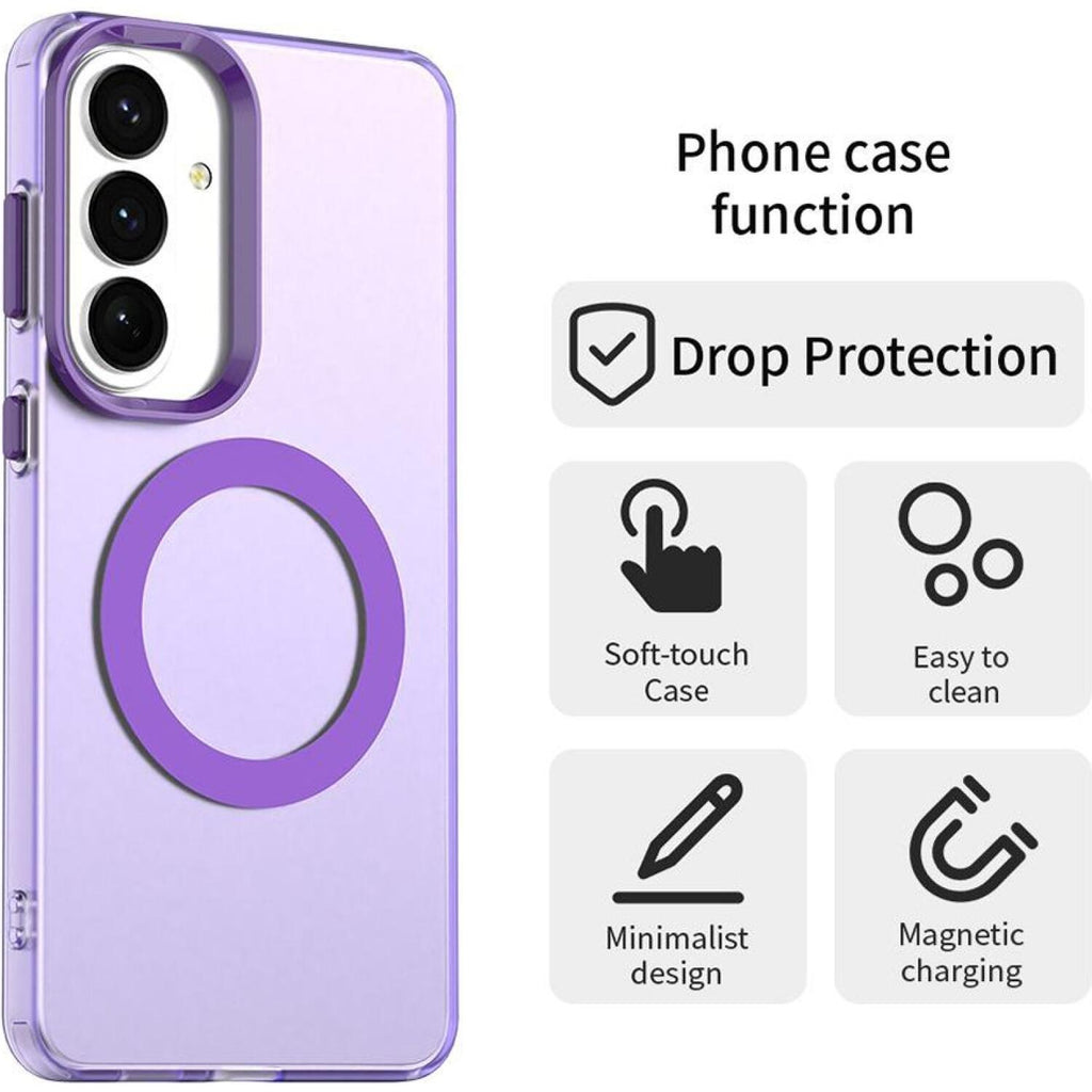 Θήκη Samsung Galaxy S26 Plus Techsuit CandyCase Σκληρή Ημιδιάφανη με MagSafe - Purple (5949419341623)